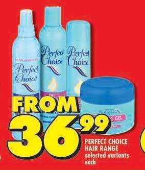 PERFECT CHOICE HAIR RANGE