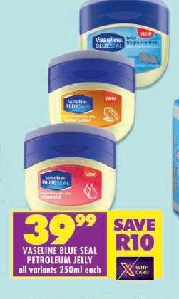 Vaseline Blue Seal Petroleum Jelly