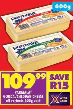 PARMALAT GOUDA/CHEDDAR CHEESE