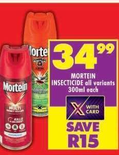 Mortein Insecticide all variants 300ml each