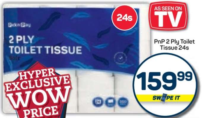 PnP 2 Ply Toilet Tissue
24s