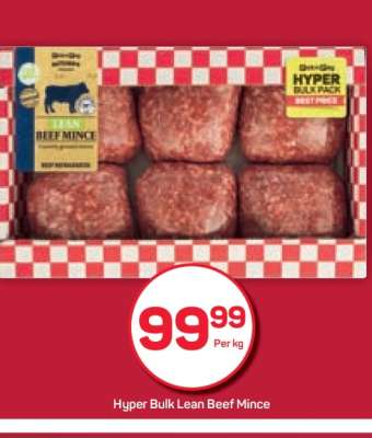 Hyper Bulk Lean Beef Mince