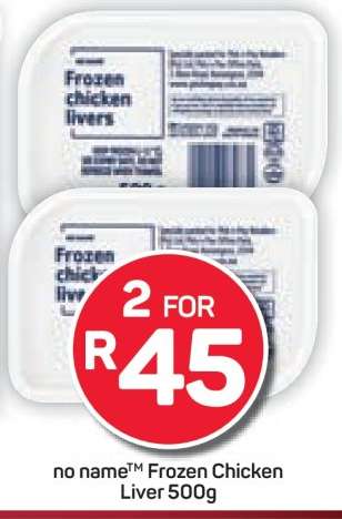 no name™ Frozen Chicken Liver 500g