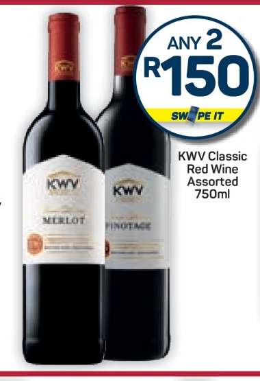 KWV Classic Red Wine Assorted