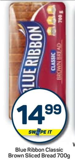 Blue Ribbon Classic
Brown Sliced Bread
700g