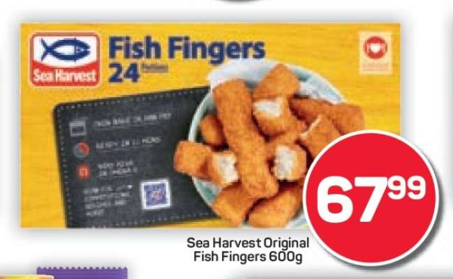 Sea Harvest Original Fish Fingers 600g