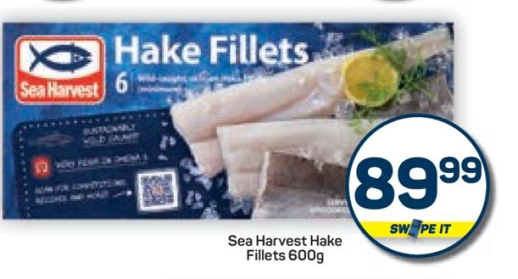 Sea Harvest Hake Fillets 600g
