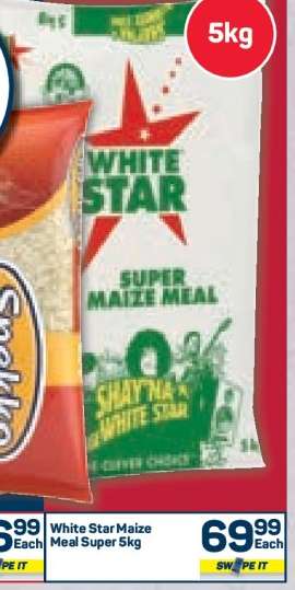 White Star Maize Meal Super 5kg