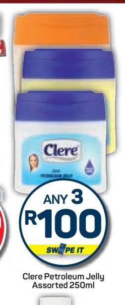 Clere Petroleum Jelly Assorted 250ml