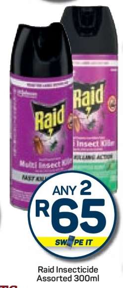 Raid Insecticide Assorted 300ml
