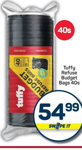 Tuffy Refuse Budget Bags 40s