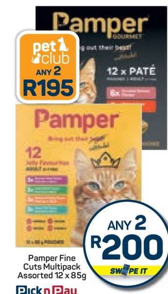 Pamper Fine Cuts Multipack Assorted 12 x 85g
