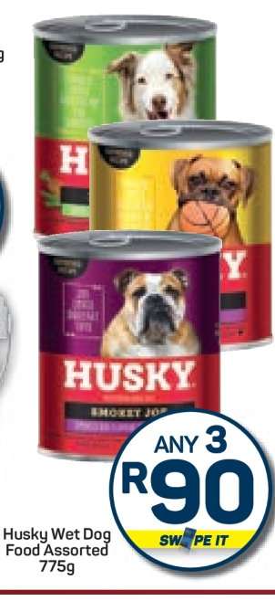 Husky Wet Dog Food Assorted 775g