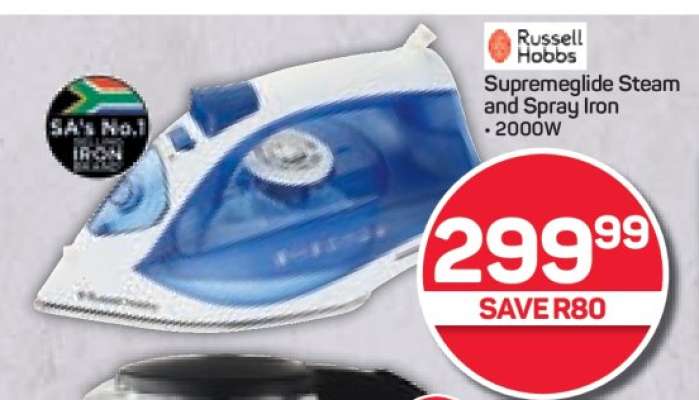 Russell Hobbs Supremeglide Steam and Spray Iron