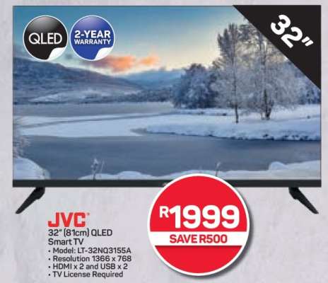 JVC 32" QLED Smart TV