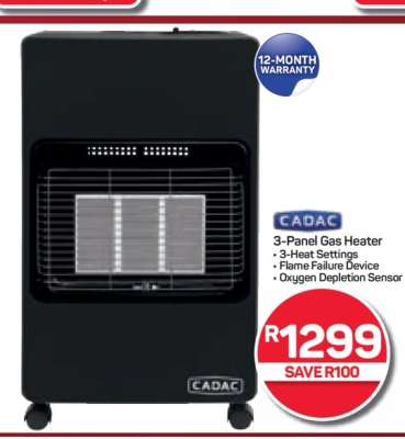CADAC 3-Panel Gas Heater