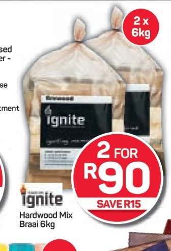 Ignite Hardwood Mix Braai 6kg