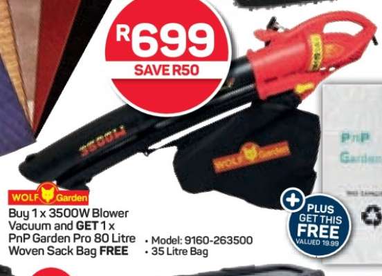 WOLF-Garten 3500W Blower Vacuum