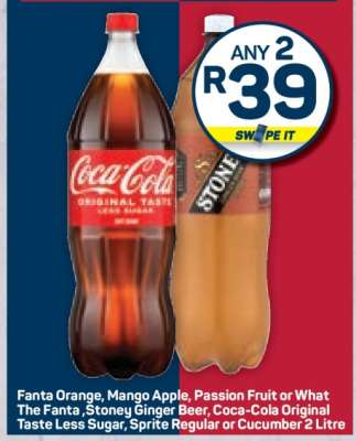 Coca-Cola & Stoney Ginger Beer
