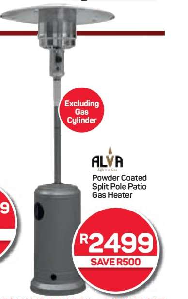 Powder Coated Split Pole Patio Gas Heater