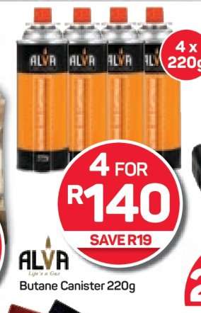ALVA Butane Canister