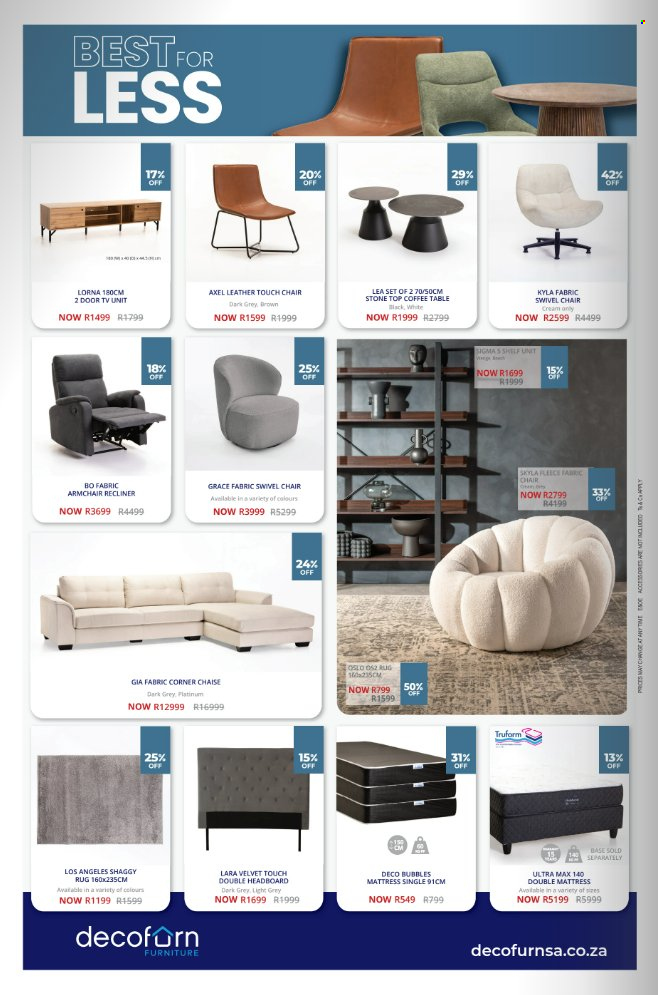 Decofurn Furniture specials. 