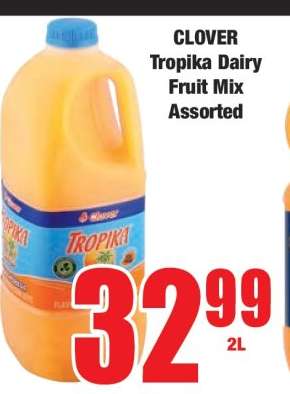 CLOVER Tropika Dairy Fruit Mix Assorted