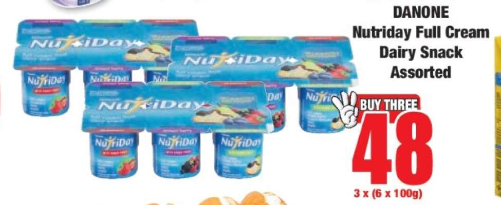 DANONE Nutriday Full Cream Dairy Snack Assorted