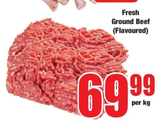 Fresh Ground Beef (Flavoured)