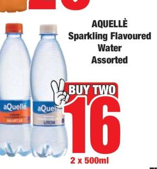 AQUELLÈ Sparkling Flavoured Water Assorted
