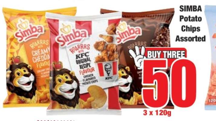 SIMBA Potato Chips Assorted