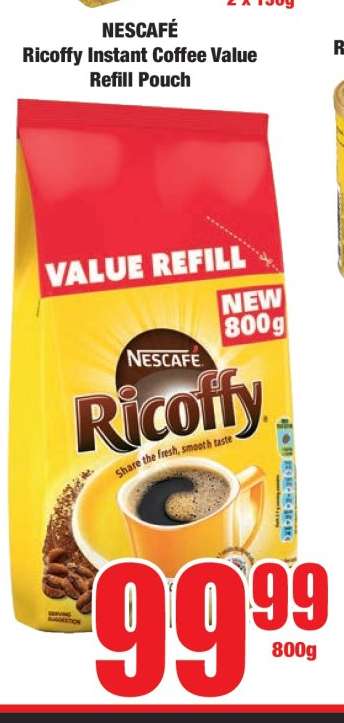 NESCAFÉ Ricoffy Instant Coffee Value Refill Pouch