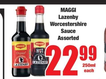 MAGGI Lazenby Worcestershire Sauce Assorted