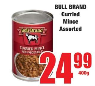 BULL BRAND Curried Mince Assorted