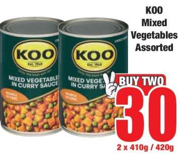 KOO Mixed Vegetables Assorted