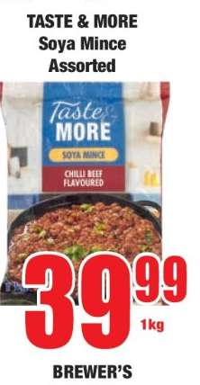 TASTE & MORE Soya Mince Assorted