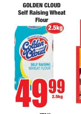 GOLDEN CLOUD SELF RAISING WHEAT FLOUR