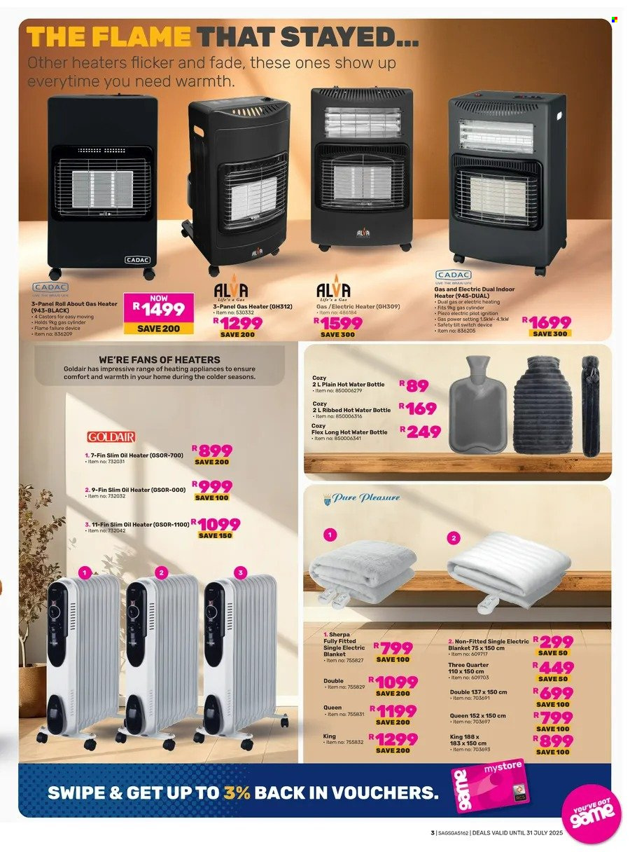 Game specials - 04.22.2025 - 07.31.2025. 