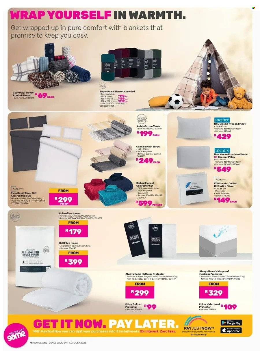 Game specials - 04.22.2025 - 07.31.2025. 