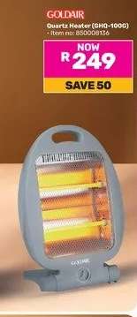 Goldair Quartz Heater GHQ-100g