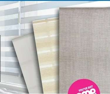 Ready Made Light Filtering Fabric Roller Blinds-600mm x 1000mm