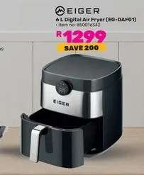 Eiger 6L Digital Air Fryer EG-DAF01