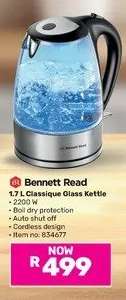 Bennett Read 1.7L Classique Glass Kettle