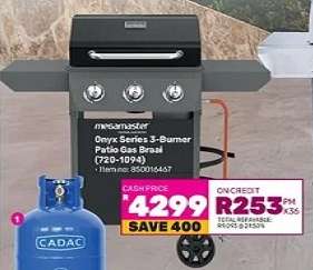 Megamaster Onyx Series 3-Burner Patio Gas Braai 720-1094