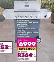 Megamaster Sizzler 500 Gas Braai FSBG0053