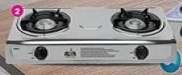 Alva 2-Burner Stainless Steel Gas Stove(GCS04)