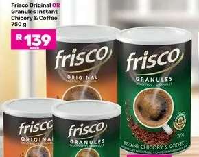 Frisco Original Or Granules Instant Chicory & Coffee-750g Each