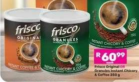 Frisco Original Or Granules Instant Chicory & Coffee-250g Each