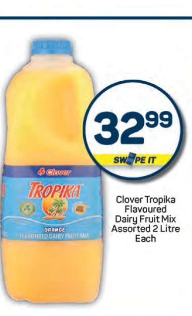 Clover Tropika Flavoured Dairy Fruit Mix