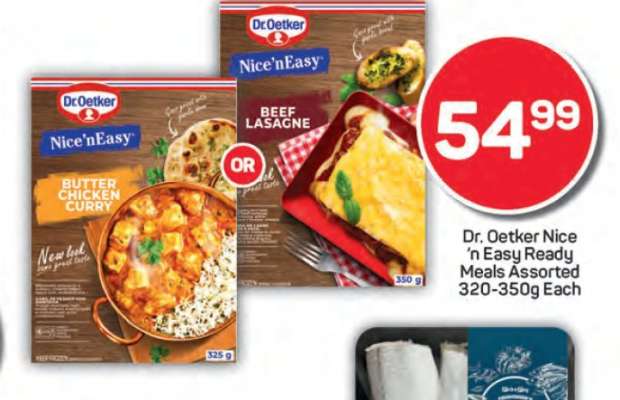 Dr. Oetker Nice 'n Easy Ready Meals Assorted